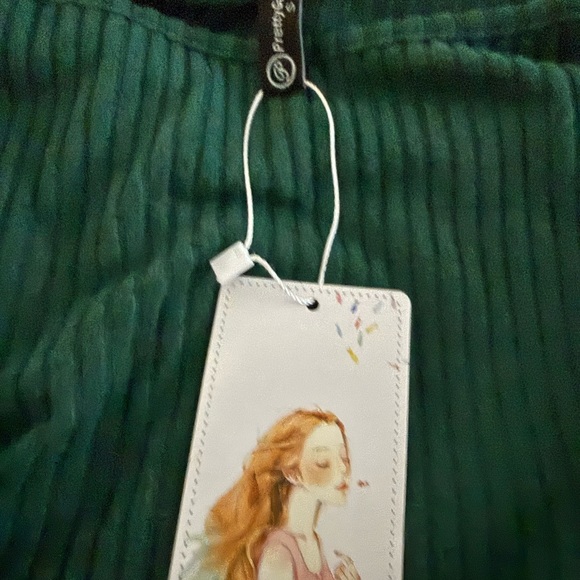 Slim Ribbed Maxi Dress in Forest Green - Women - Picture 6 of 7